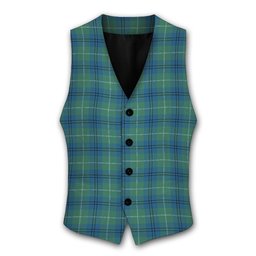 ScotsTee Shop Scottish Oliphant Ancient Tartan Waistcoat Sleeveless Suit Vest