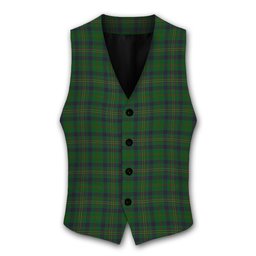 ScotsTee Shop Scottish Kennedy 3 Tartan Waistcoat Sleeveless Suit Vest