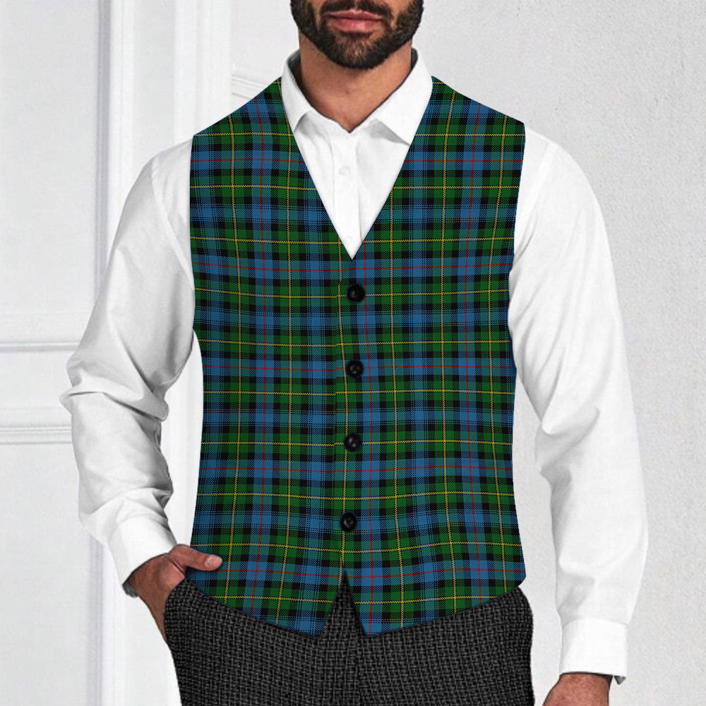 ScotsTee Shop Scottish MacLeod of Skye Tartan Waistcoat Sleeveless Suit Vest