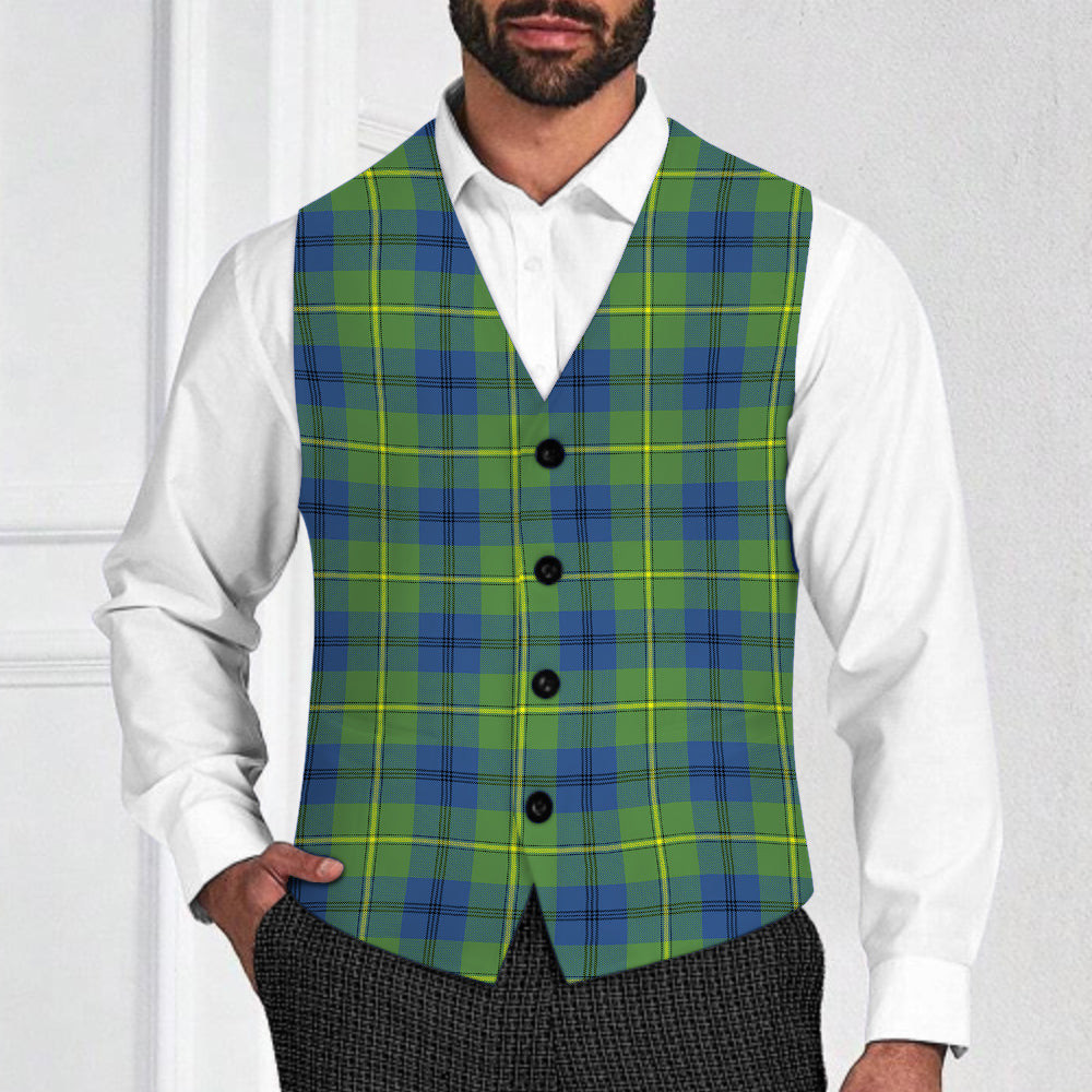 ScotsTee Shop Scottish Johnston Ancient Tartan Waistcoat Sleeveless Suit Vest