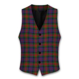 ScotsTee Shop Scottish MacLagan of Glenquiech Tartan Waistcoat Sleeveless Suit Vest
