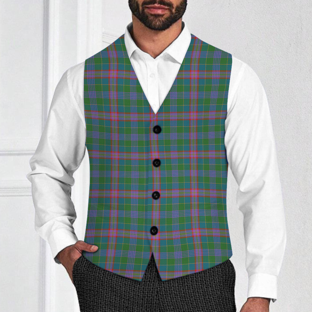 ScotsTee Shop Scottish Pitcairn Hunting Ancient Tartan Waistcoat Sleeveless Suit Vest