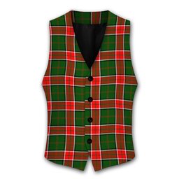 ScotsTee Shop Scottish Pollock Modern Tartan Waistcoat Sleeveless Suit Vest