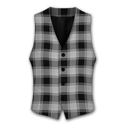 ScotsTee Shop Scottish YinYang Tartan Waistcoat Sleeveless Suit Vest