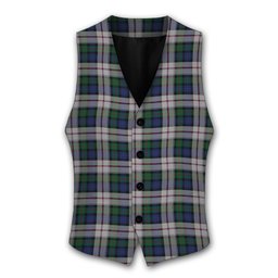 ScotsTee Shop Scottish Lauder Dress Tartan Waistcoat Sleeveless Suit Vest