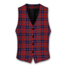 ScotsTee Shop Scottish Wishart Dress Tartan Waistcoat Sleeveless Suit Vest