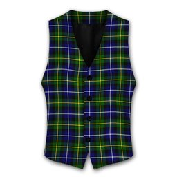 ScotsTee Shop Scottish MacNeill of Barra Modern Tartan Waistcoat Sleeveless Suit Vest