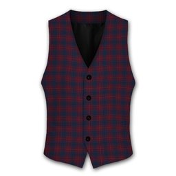 ScotsTee Shop Scottish Harris Jeffrey S Tartan Waistcoat Sleeveless Suit Vest