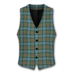 ScotsTee Shop Scottish Pasley District Tartan Waistcoat Sleeveless Suit Vest
