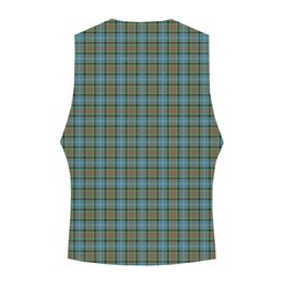 ScotsTee Shop Scottish Pasley District Tartan Waistcoat Sleeveless Suit Vest