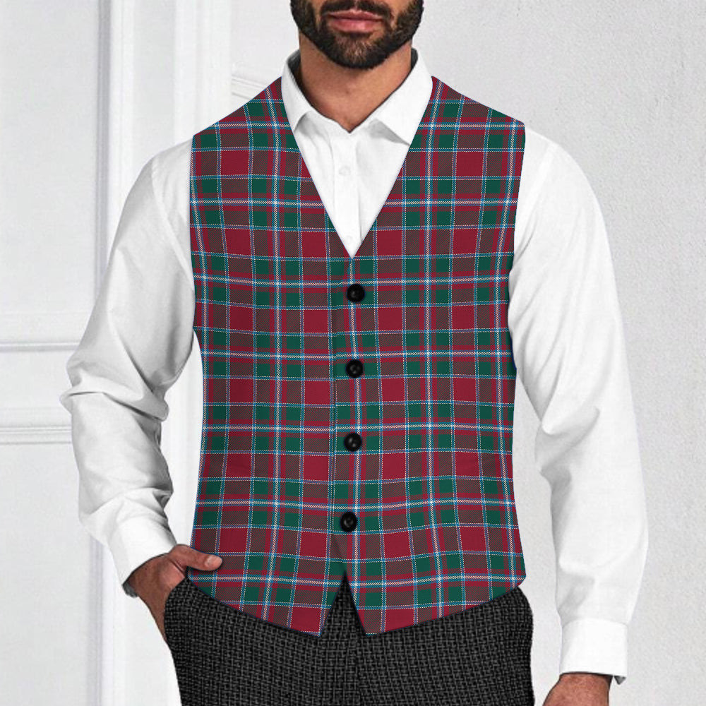 ScotsTee Shop Scottish Spens Modern Clan Tartan Waistcoat Sleeveless Suit Vest
