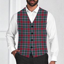 ScotsTee Shop Scottish Spens Modern Clan Tartan Waistcoat Sleeveless Suit Vest