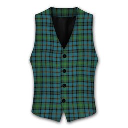 ScotsTee Shop Scottish Hope Vere Ancient Clan Tartan Waistcoat Sleeveless Suit Vest