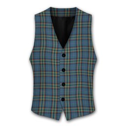 ScotsTee Shop Scottish Ralston UK Tartan Waistcoat Sleeveless Suit Vest