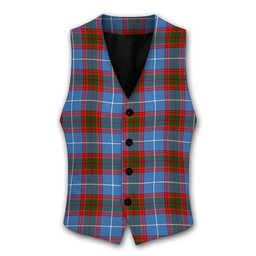 ScotsTee Shop Scottish Pentland Tartan Waistcoat Sleeveless Suit Vest