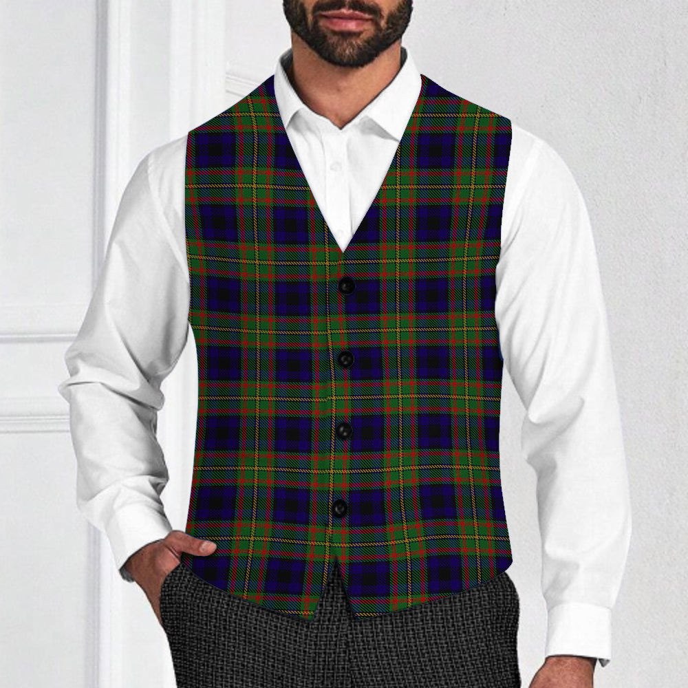 ScotsTee Shop Scottish MacLeish Tartan Waistcoat Sleeveless Suit Vest