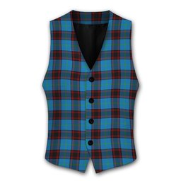 ScotsTee Shop Scottish Hume Ancient Tartan Waistcoat Sleeveless Suit Vest