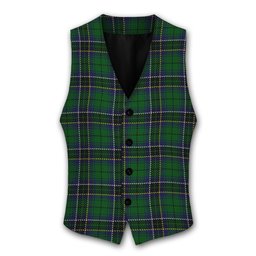 ScotsTee Shop Scottish MacAlpine 1906 Tartan Waistcoat Sleeveless Suit Vest