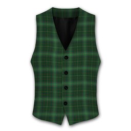 ScotsTee Shop Scottish Walsh Tartan Waistcoat Sleeveless Suit Vest