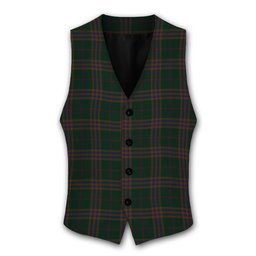 ScotsTee Shop Scottish Yen, Alexander Hunting Tartan Waistcoat Sleeveless Suit Vest