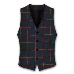 ScotsTee Shop Scottish MacLaine of Lochbuie Hunting Tartan Waistcoat Sleeveless Suit Vest