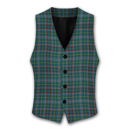 ScotsTee Shop Scottish Penman Tartan Waistcoat Sleeveless Suit Vest