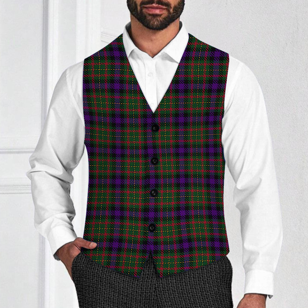 ScotsTee Shop Scottish MacLaren Regent Tartan Waistcoat Sleeveless Suit Vest