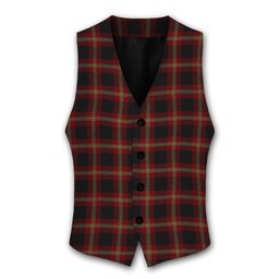 ScotsTee Shop Scottish Perry Dress Tartan Waistcoat Sleeveless Suit Vest