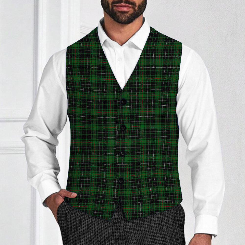 ScotsTee Shop Scottish MacAulay Hunting Tartan Waistcoat Sleeveless Suit Vest