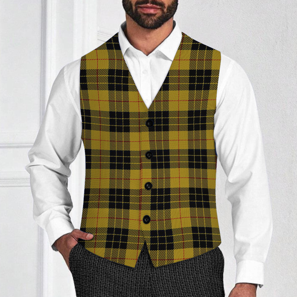 ScotsTee Shop Scottish MacLeod of Lewis Ancient Tartan Waistcoat Sleeveless Suit Vest