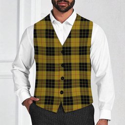 ScotsTee Shop Scottish MacLeod of Lewis Ancient Tartan Waistcoat Sleeveless Suit Vest