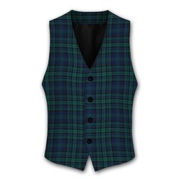 ScotsTee Shop Scottish Matheson Hunting Modern Tartan Waistcoat Sleeveless Suit Vest