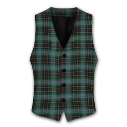 ScotsTee Shop Scottish Hislop Hunting Tartan Waistcoat Sleeveless Suit Vest