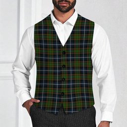 ScotsTee Shop Scottish MacRae Hunting Tartan Waistcoat Sleeveless Suit Vest
