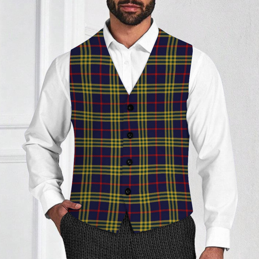 ScotsTee Shop Scottish Yen, Alexander Tartan Waistcoat Sleeveless Suit Vest