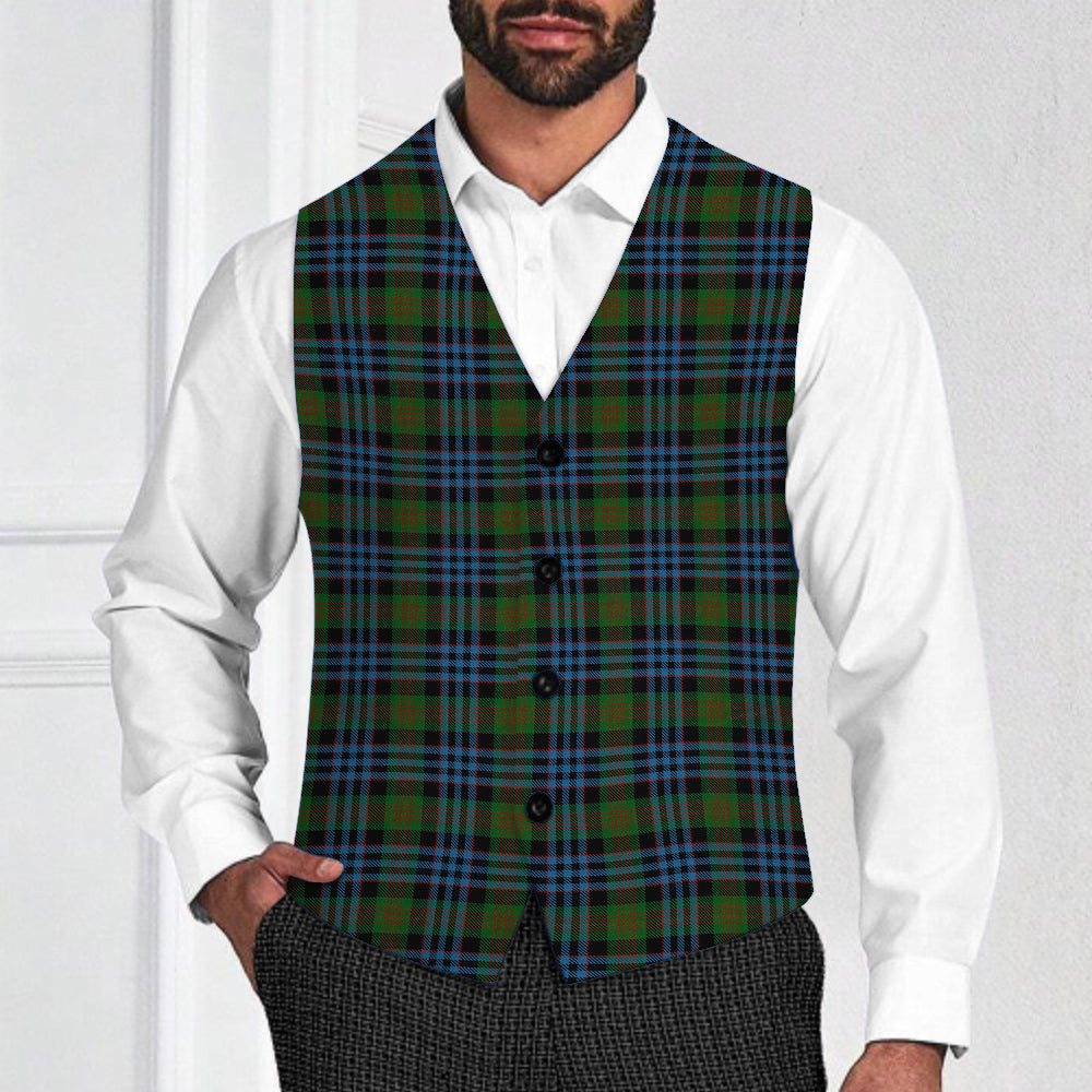 ScotsTee Shop Scottish Newlands of Lauriston Tartan Waistcoat Sleeveless Suit Vest