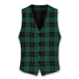 ScotsTee Shop Scottish McArthur-Fox Hunting Modern Tartan Waistcoat Sleeveless Suit Vest