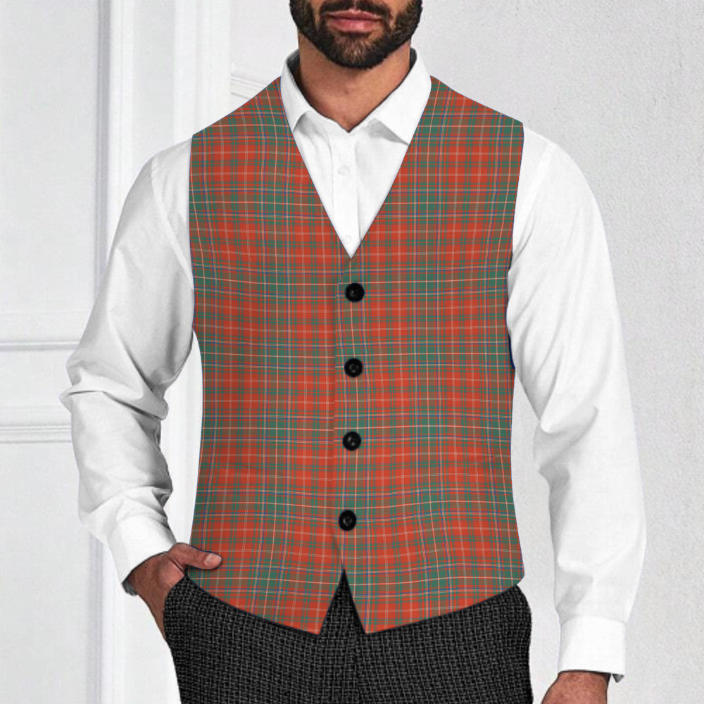 ScotsTee Shop Scottish McDougall Ancient Tartan Waistcoat Sleeveless Suit Vest