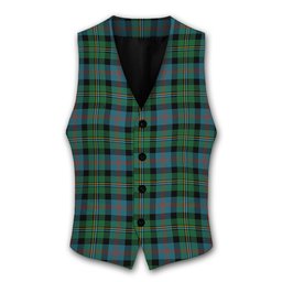 ScotsTee Shop Scottish McCallum Ancient Tartan Waistcoat Sleeveless Suit Vest
