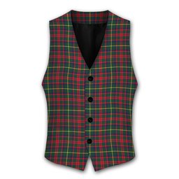 ScotsTee Shop Scottish MacKintosh Hunting Modern Tartan Waistcoat Sleeveless Suit Vest