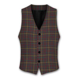 ScotsTee Shop Scottish Hall Modern Tartan Waistcoat Sleeveless Suit Vest