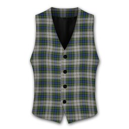 ScotsTee Shop Scottish Gordon Dress 4 Tartan Waistcoat Sleeveless Suit Vest