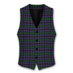 ScotsTee Shop Scottish Hunter of Peebleshire Tartan Waistcoat Sleeveless Suit Vest
