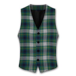 ScotsTee Shop Scottish Johnstone Dress Modern Tartan Waistcoat Sleeveless Suit Vest