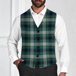 ScotsTee Shop Scottish Johnstone Dress Modern Tartan Waistcoat Sleeveless Suit Vest