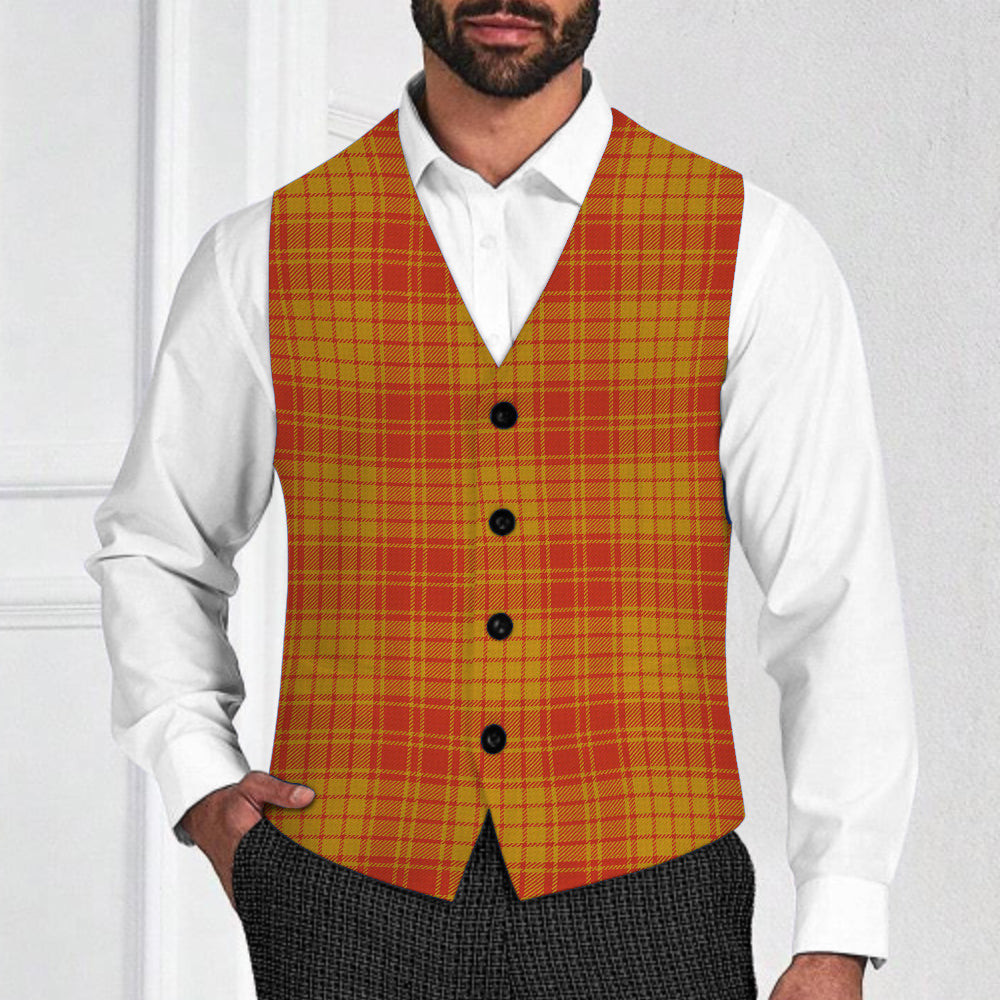 ScotsTee Shop Scottish McMillan Dress Ancient Tartan Waistcoat Sleeveless Suit Vest