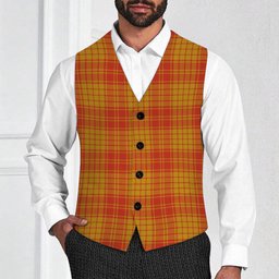 ScotsTee Shop Scottish McMillan Dress Ancient Tartan Waistcoat Sleeveless Suit Vest