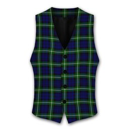 ScotsTee Shop Scottish Lammie Tartan Waistcoat Sleeveless Suit Vest