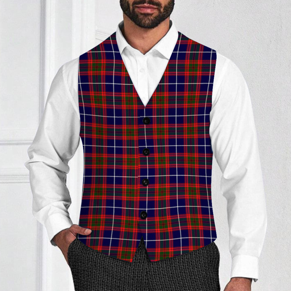 ScotsTee Shop Scottish Pennycook Modern Tartan Waistcoat Sleeveless Suit Vest