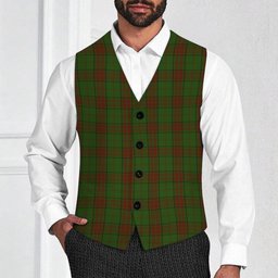 ScotsTee Shop Scottish Maxwell Hunting SC Tartan Waistcoat Sleeveless Suit Vest